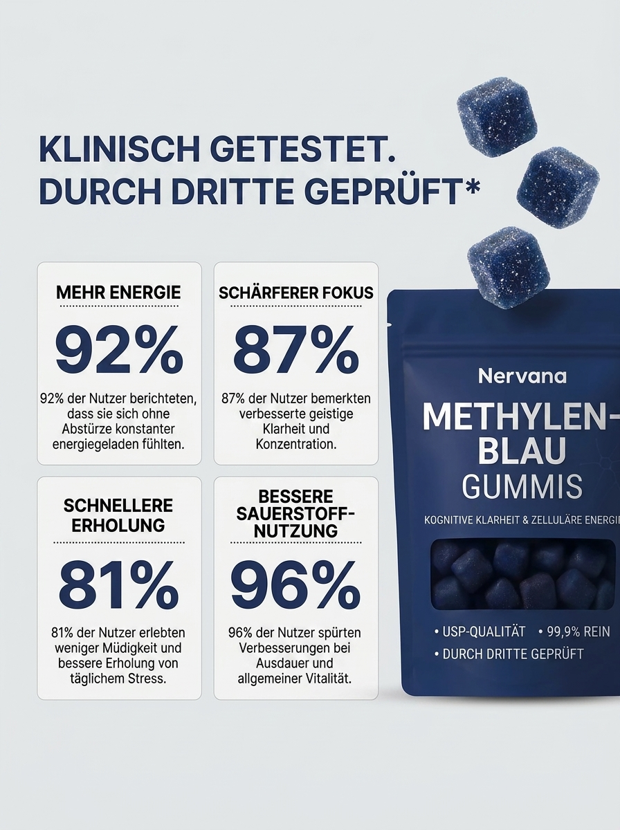 Methylenblaue Gummibärchen zur Linderung von Nervenschmerzen